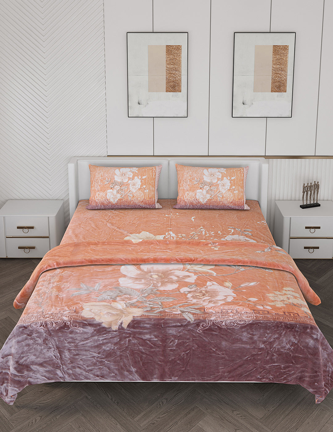 Printed Double Bed Bedding Set