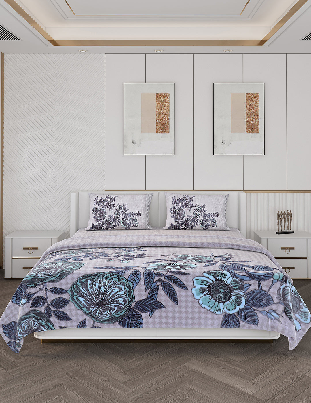 Printed Double Bed Bedding Set