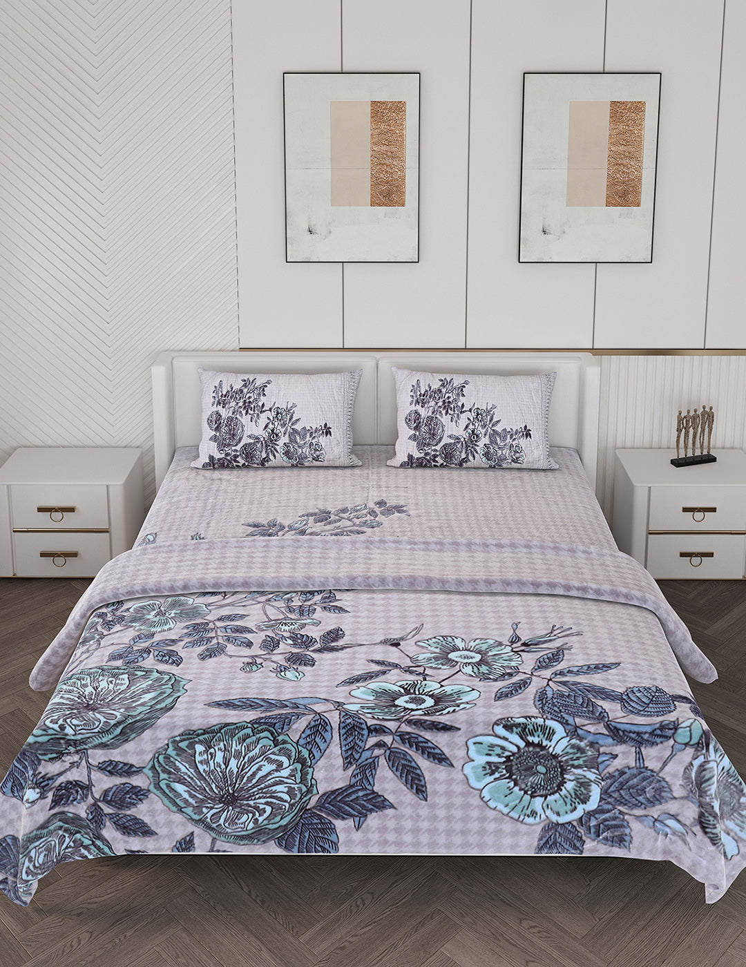 Printed Double Bed Bedding Set