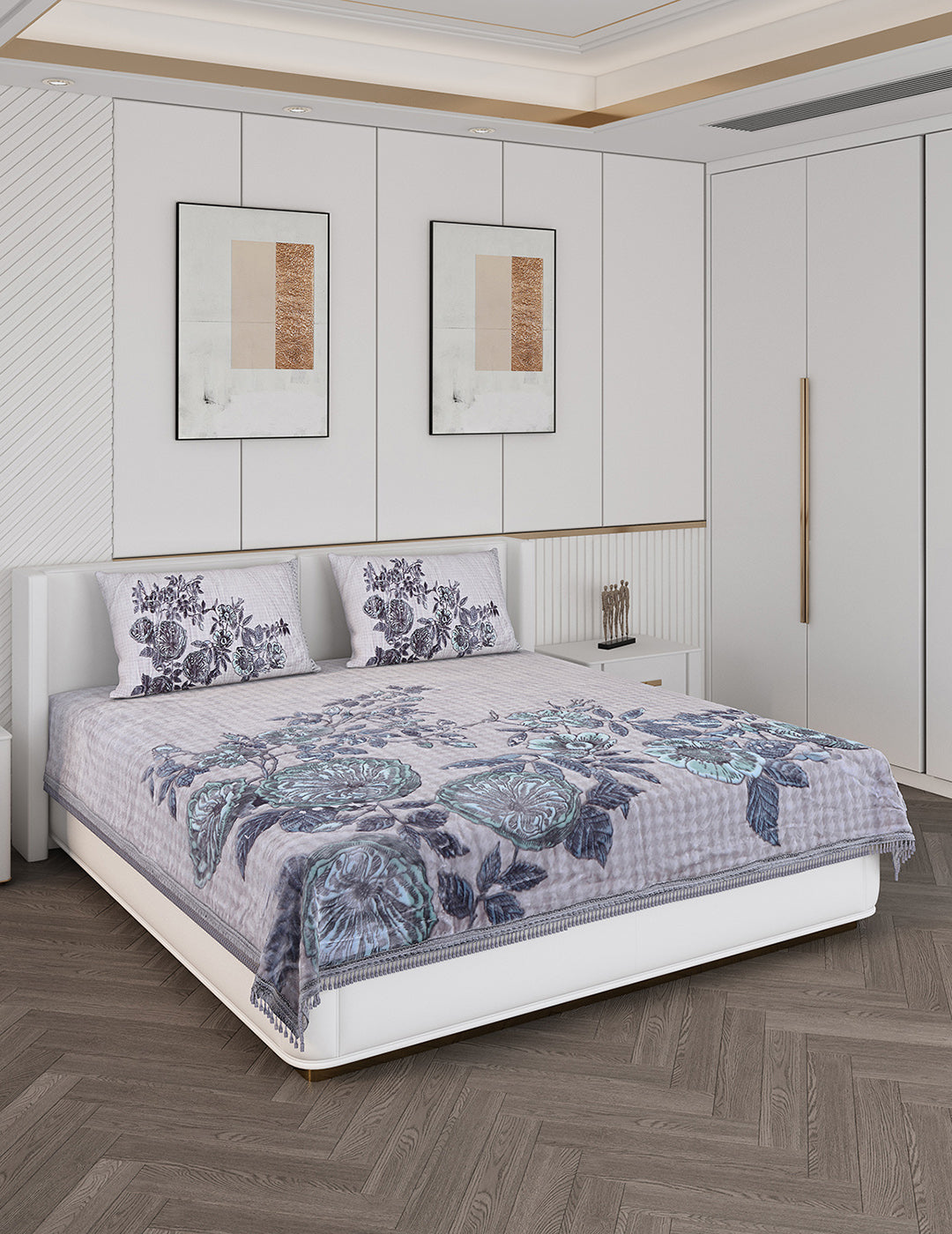 Printed Double Bed Bedding Set