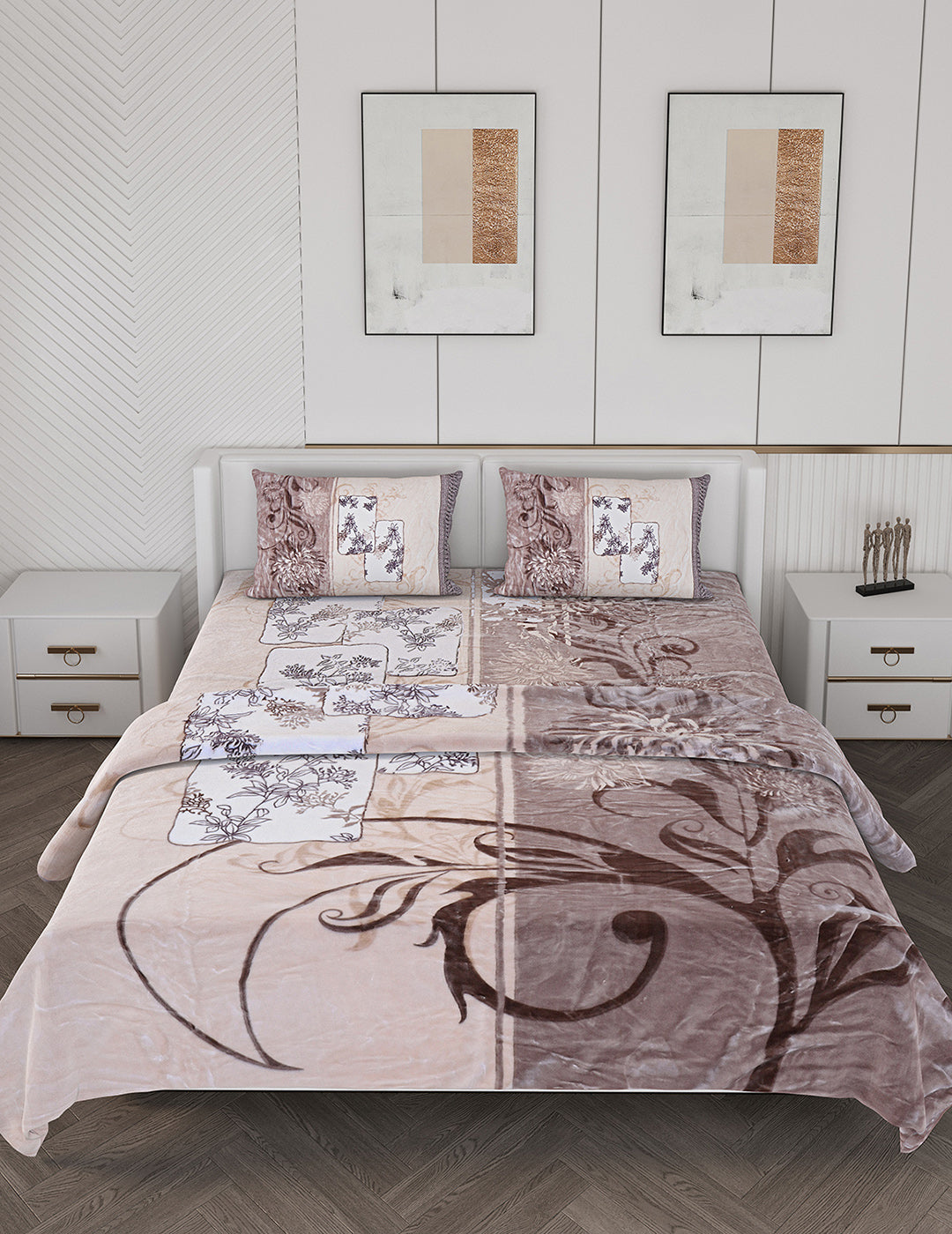 Printed Double Bed Bedding Set