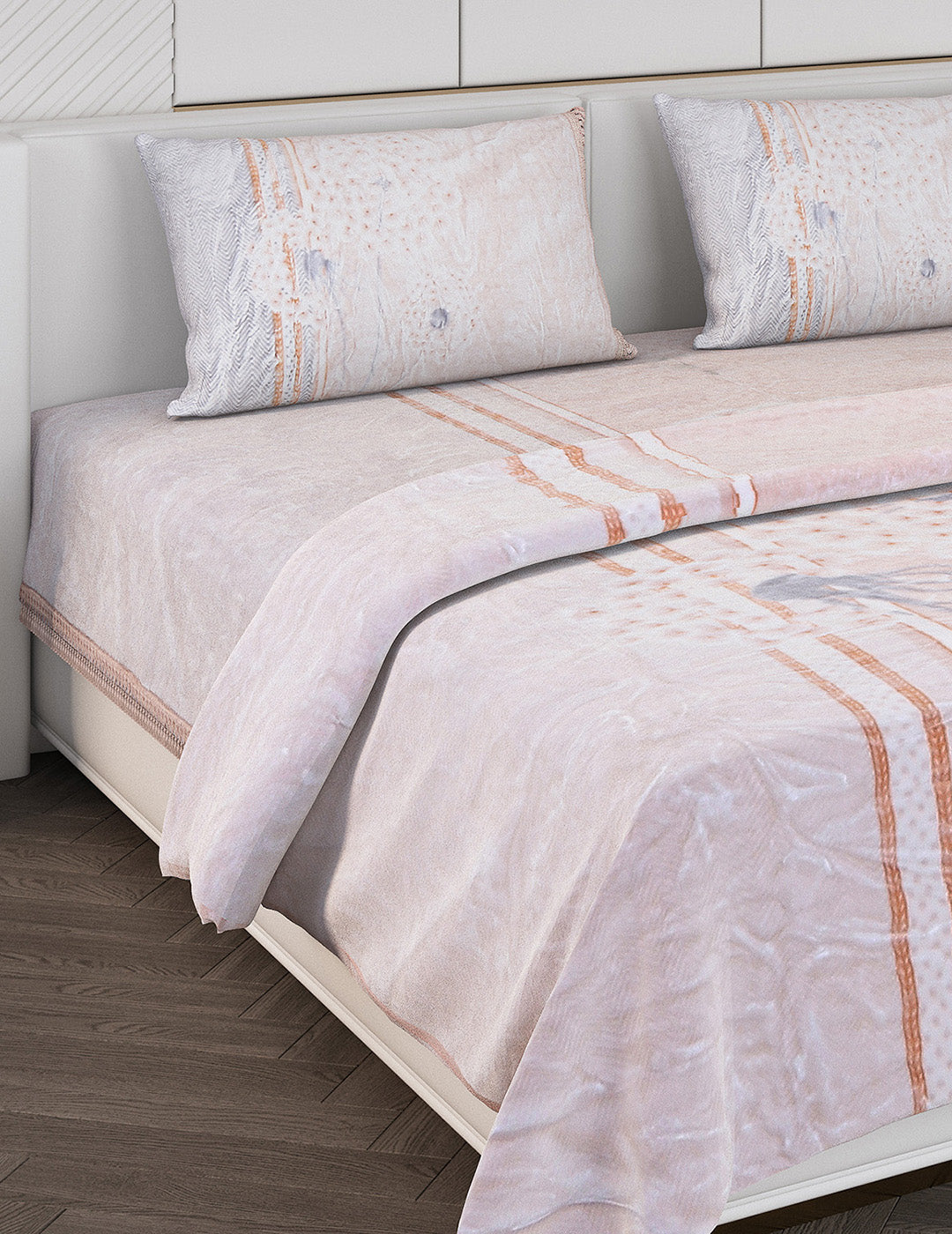 Printed Double Bed Bedding Set