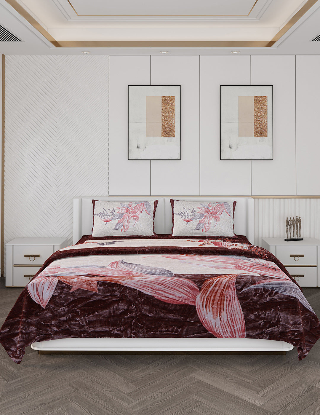 Printed Double Bed Bedding Set