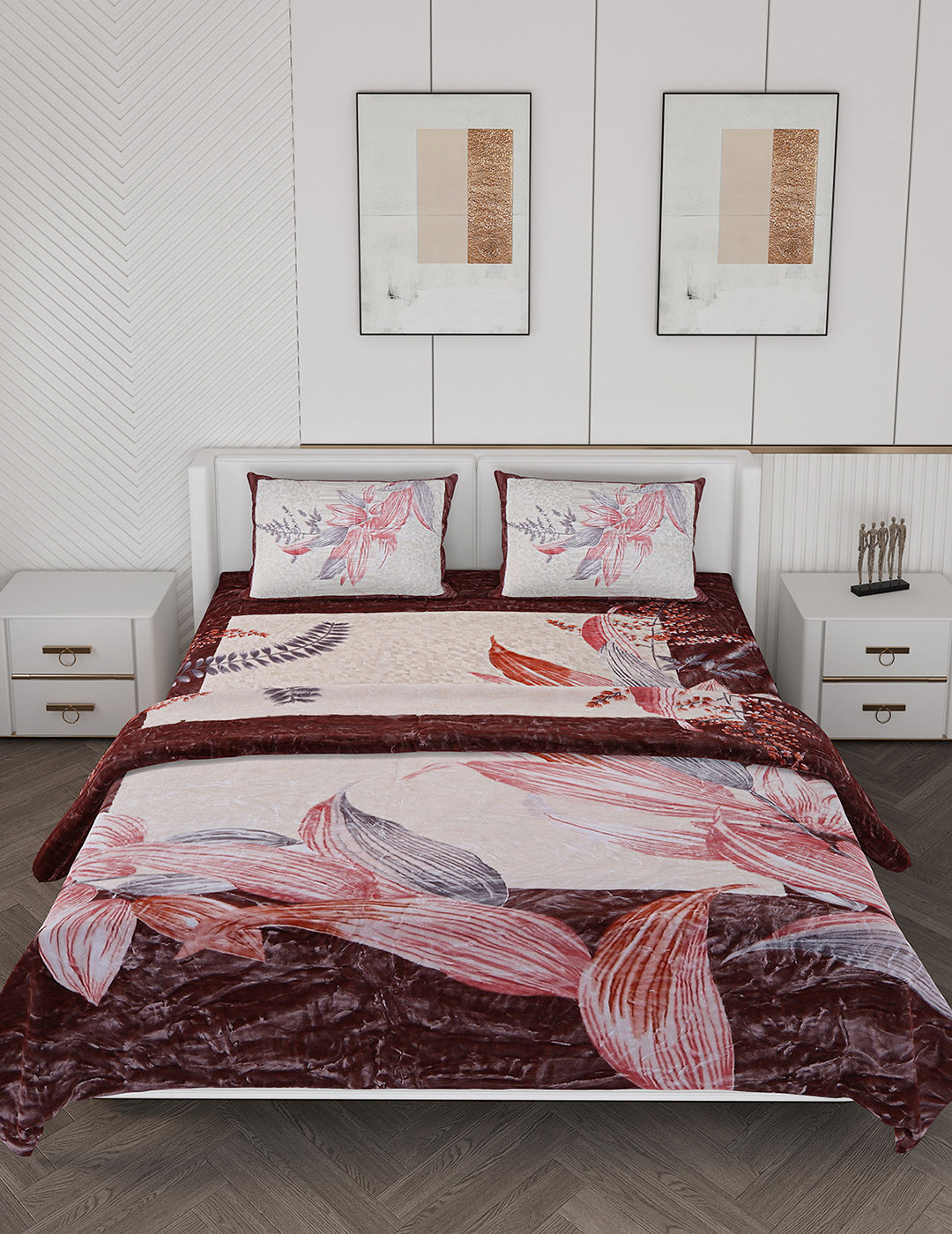 Printed Double Bed Bedding Set