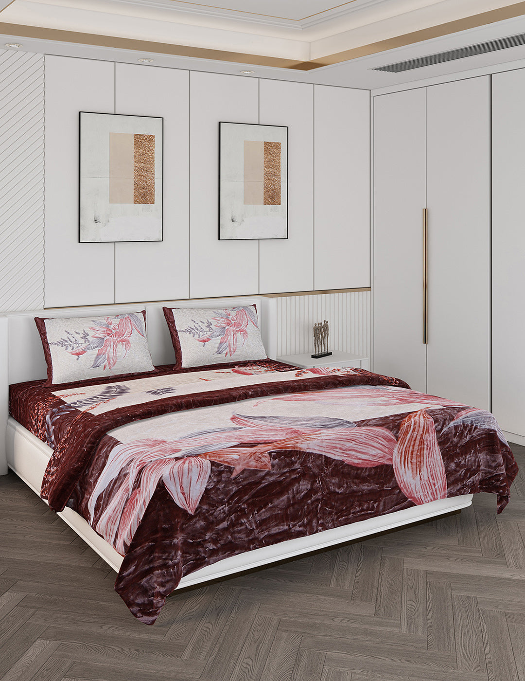 Printed Double Bed Bedding Set