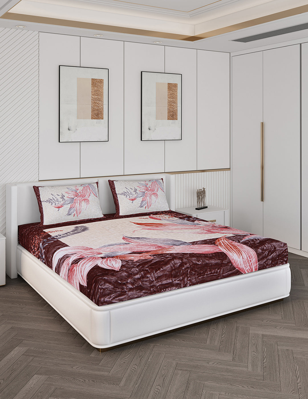 Printed Double Bed Bedding Set