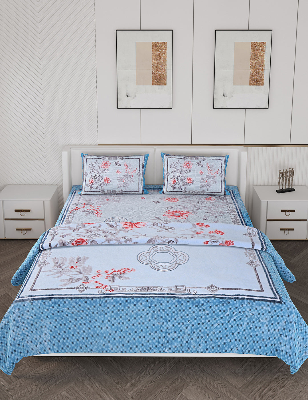 Printed Double Bed Bedding Set