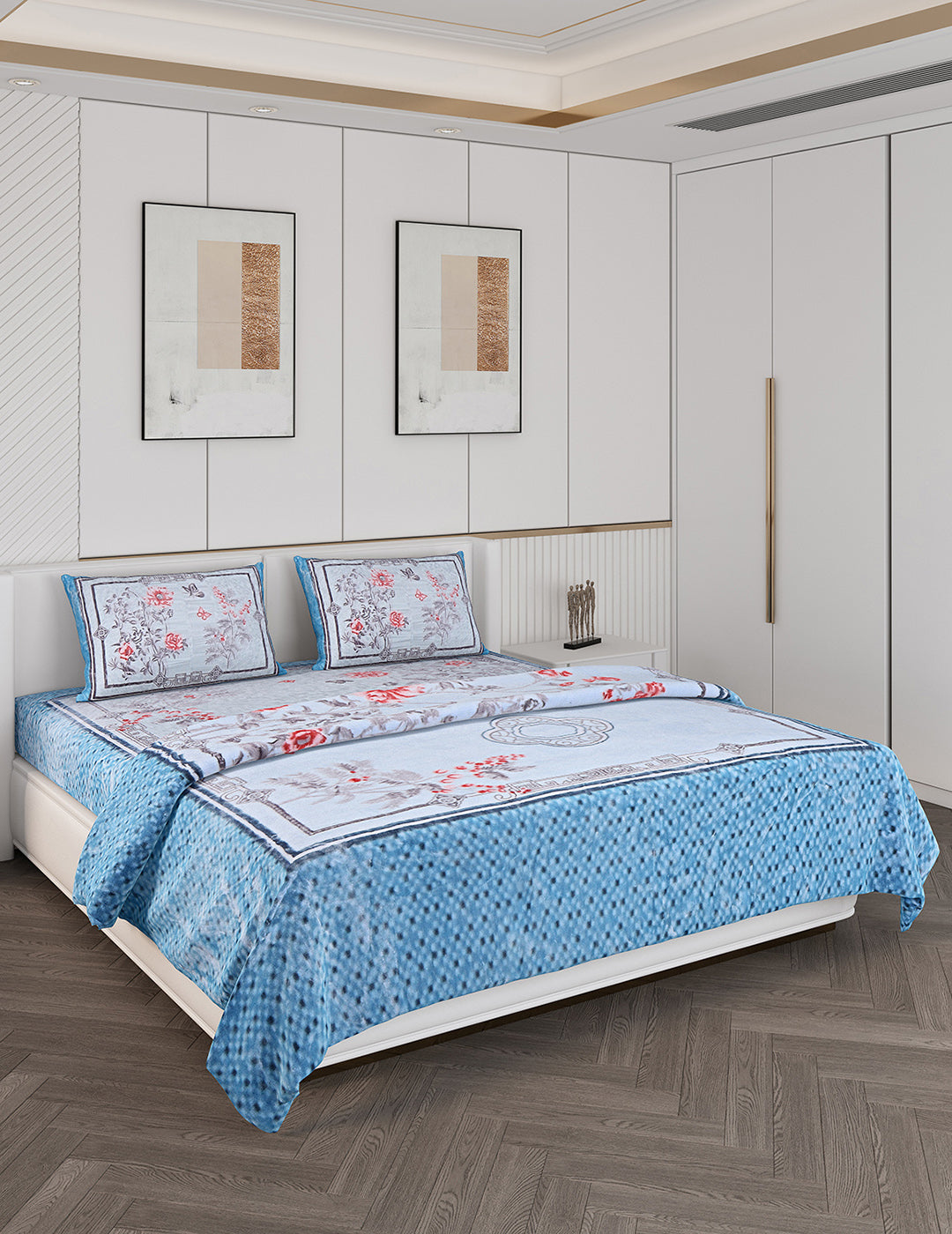 Printed Double Bed Bedding Set