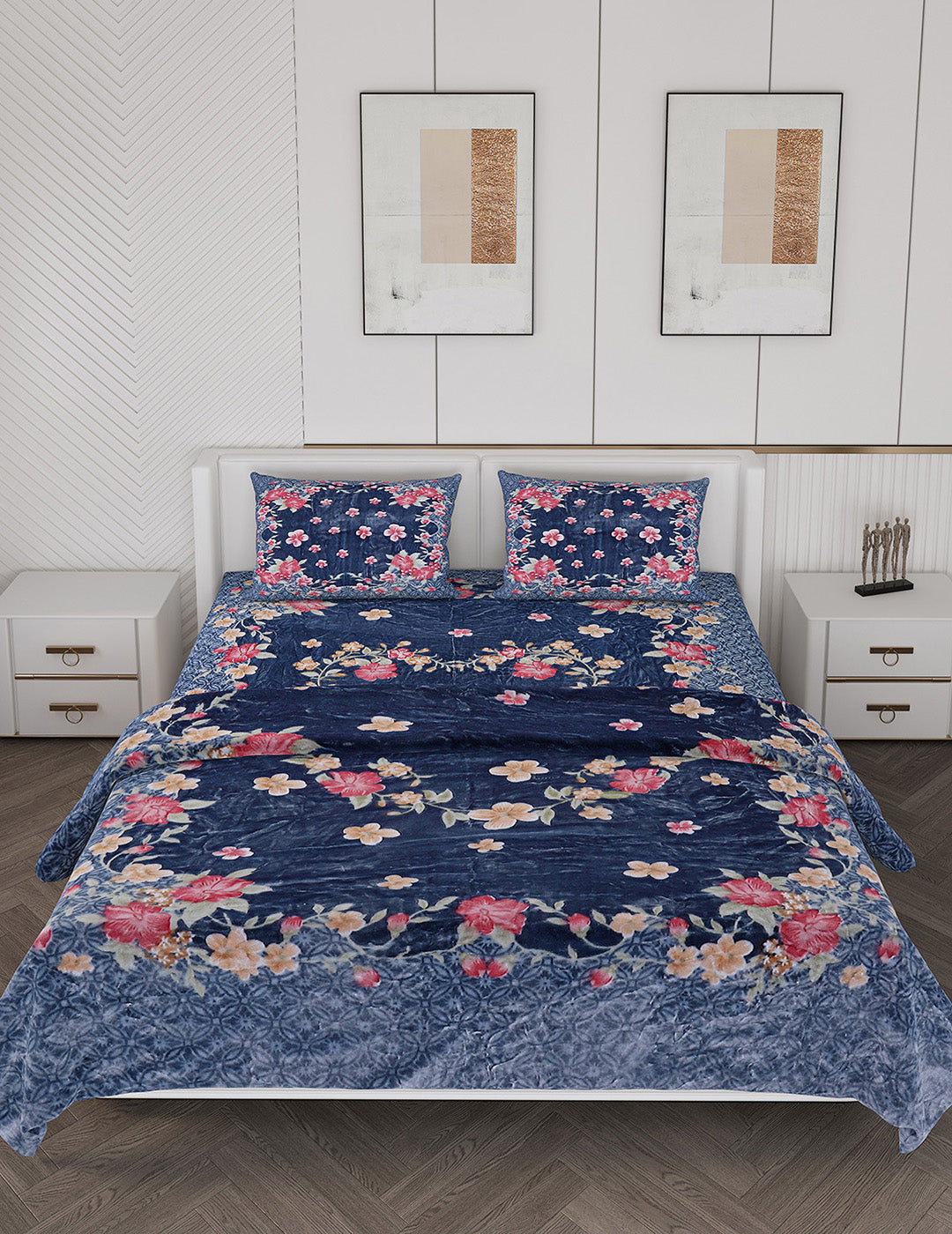 Printed Double Bed Bedding Set