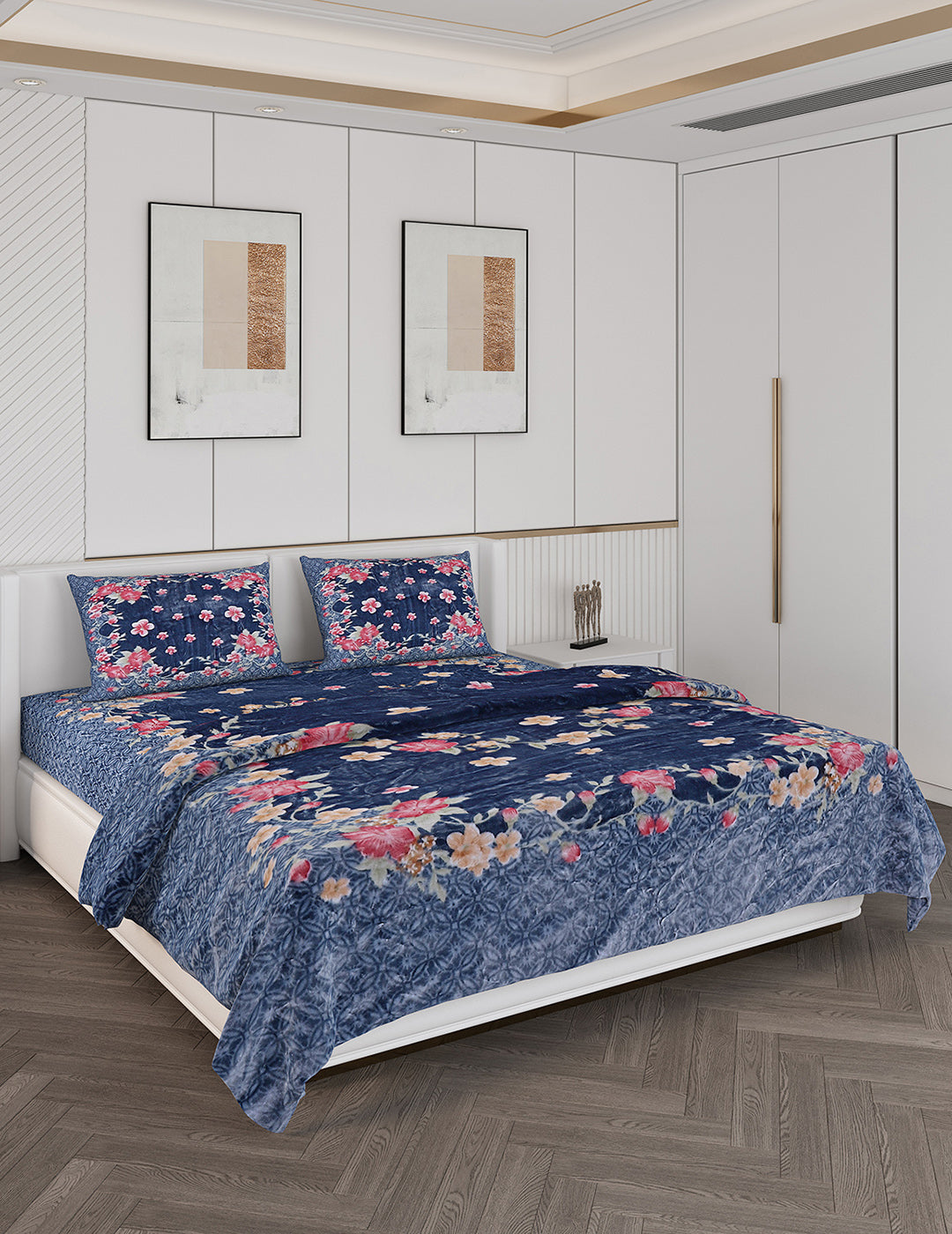 Printed Double Bed Bedding Set