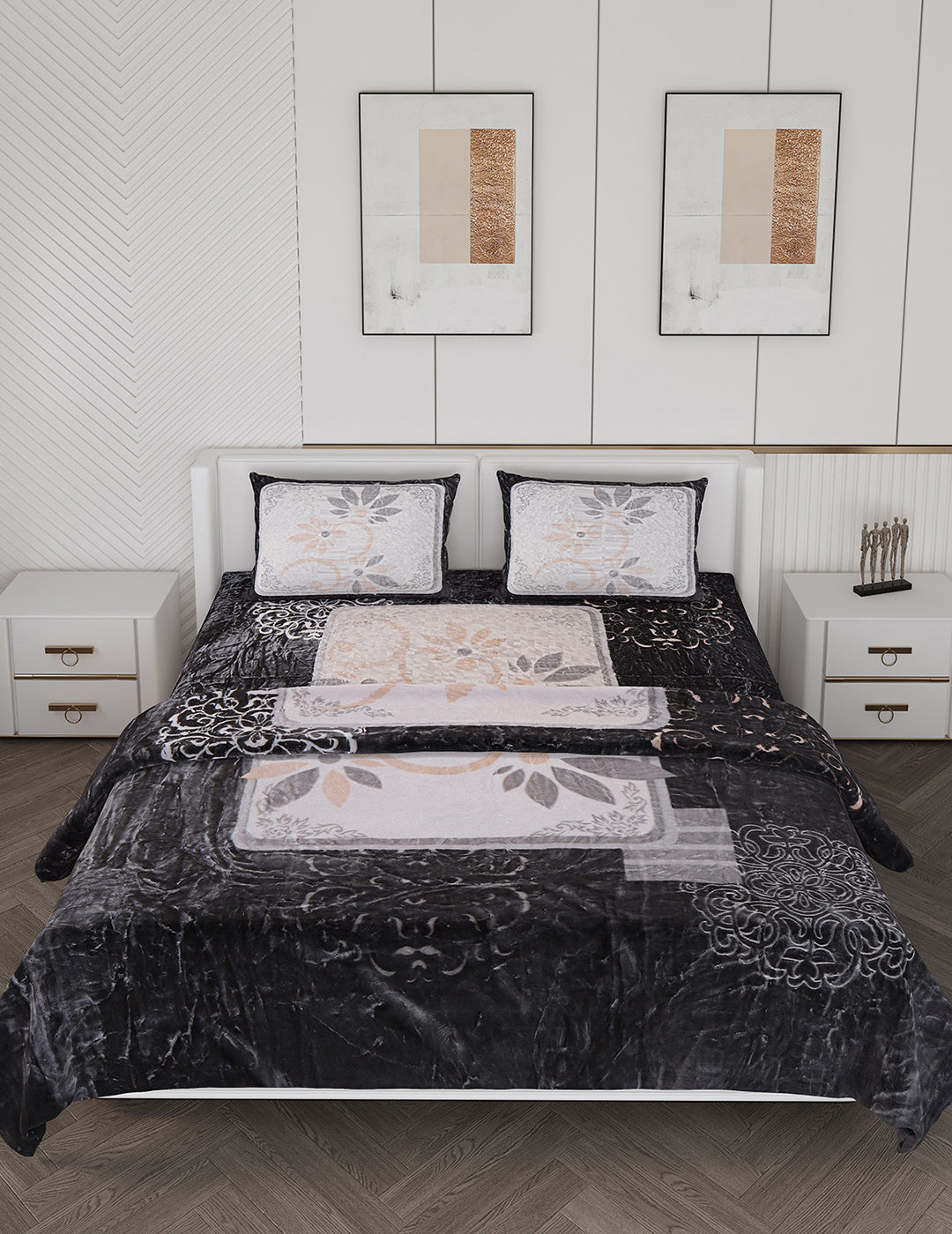 Printed Double Bed Bedding Set