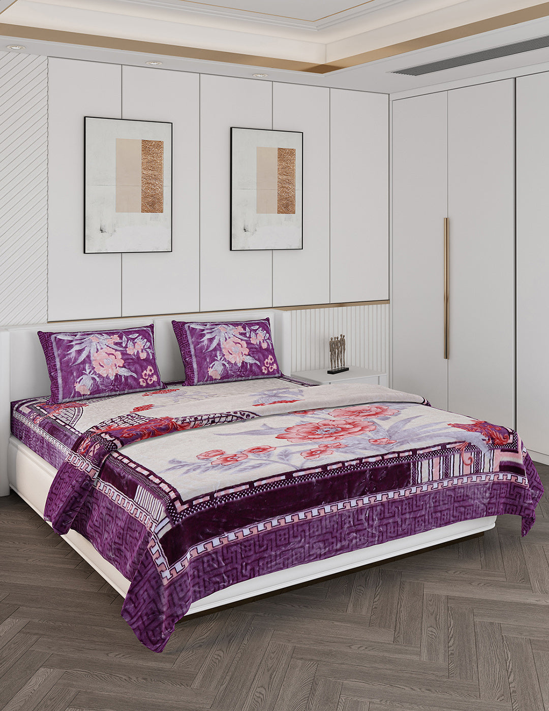 Printed Double Bed Bedding Set