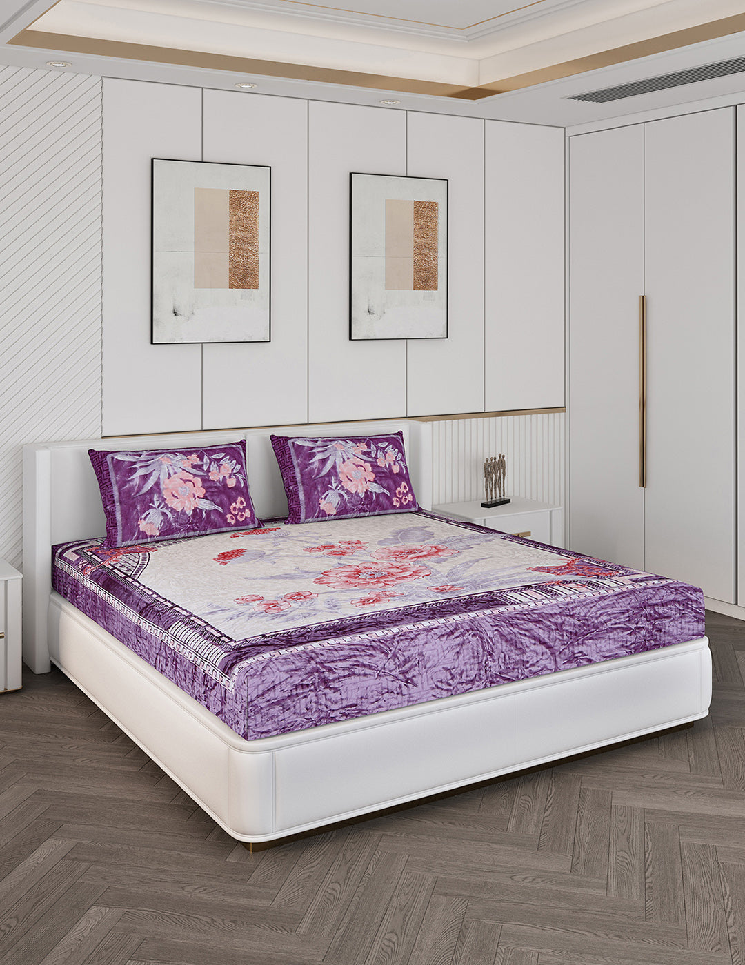 Printed Double Bed Bedding Set