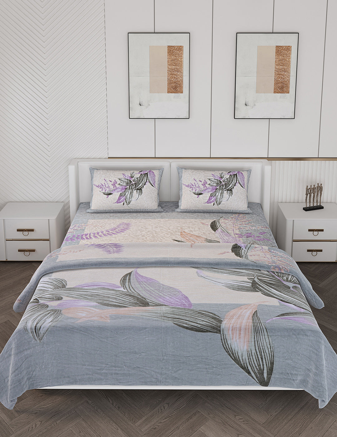 Printed Double Bed Bedding Set