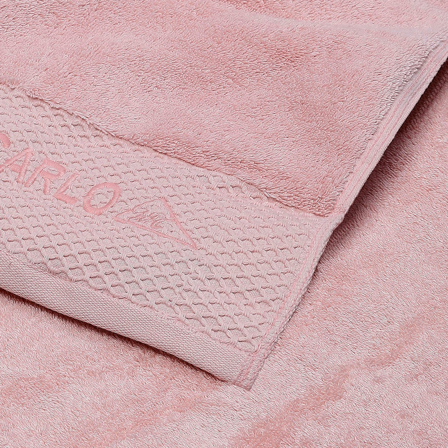 Pink Cotton 650 GSM Bath Towel