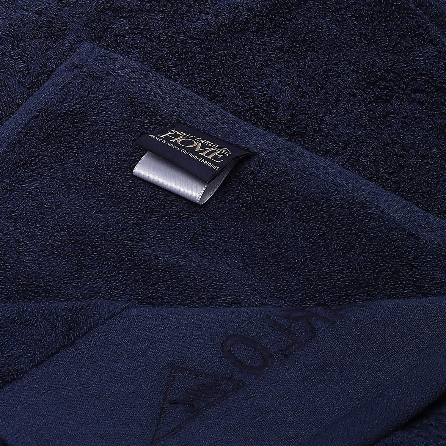 Blue Cotton 650 GSM Bath Towel