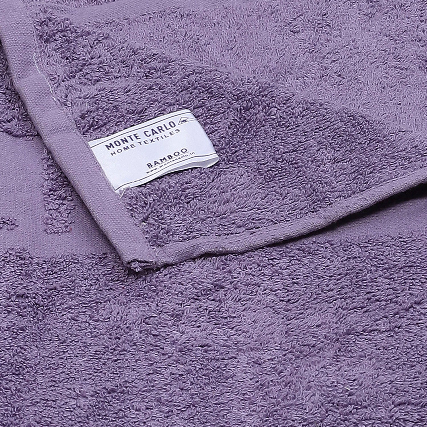 Purple Cotton 525 GSM Bath Towel