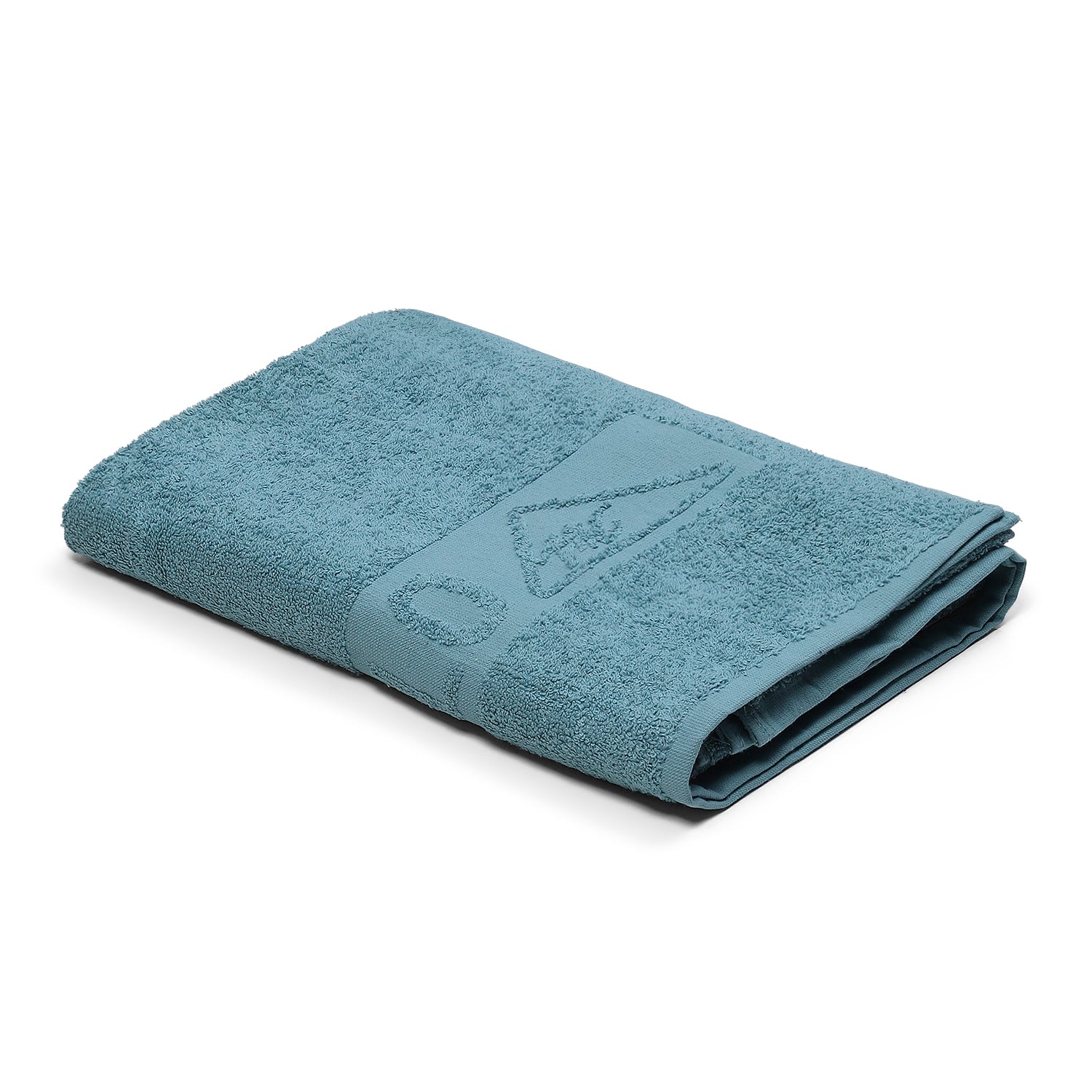 Teal Blue Cotton 525 GSM Bath Towel