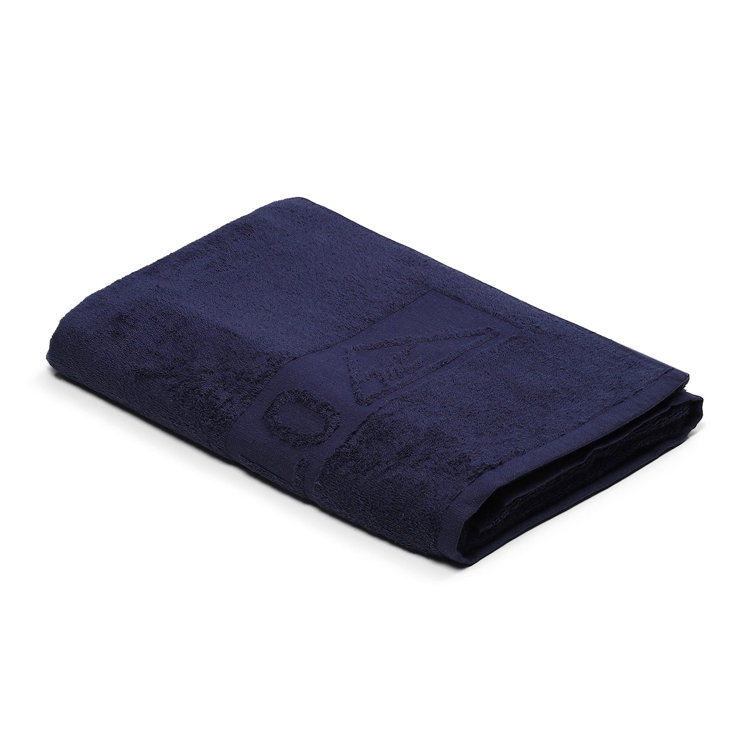 Navy Blue Cotton 525 GSM Bath Towel