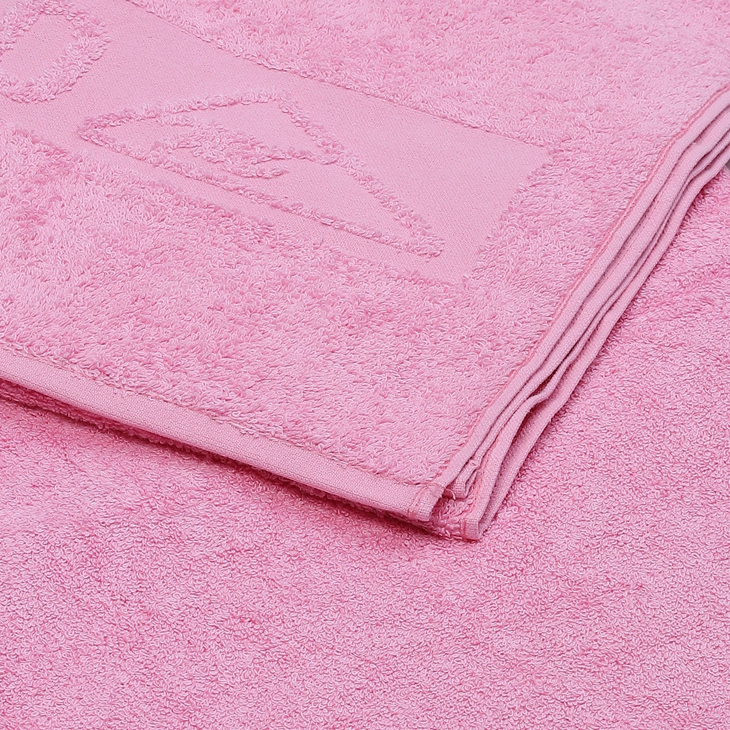 Pink Cotton 525 GSM Bath Towel