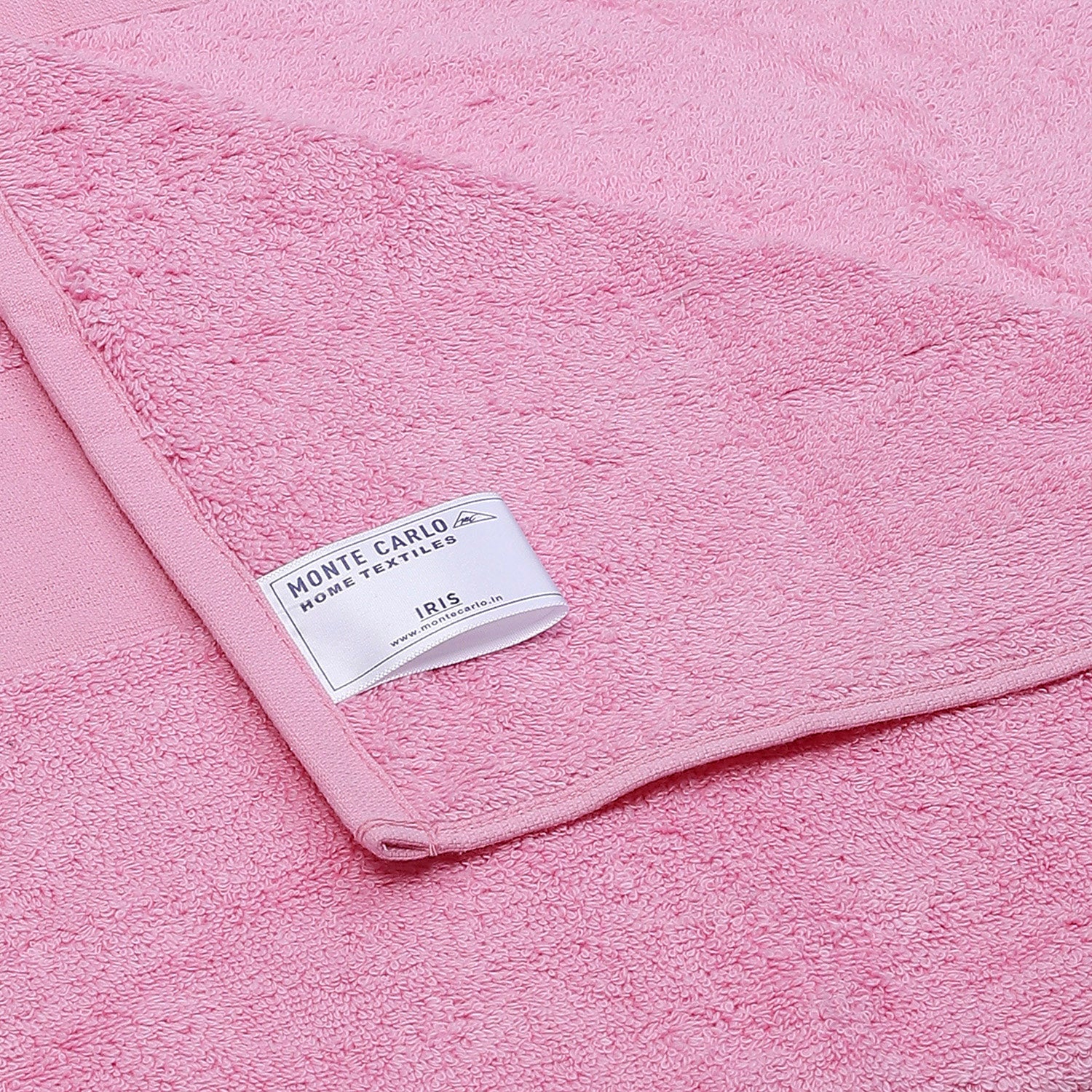 Pink Cotton 525 GSM Bath Towel