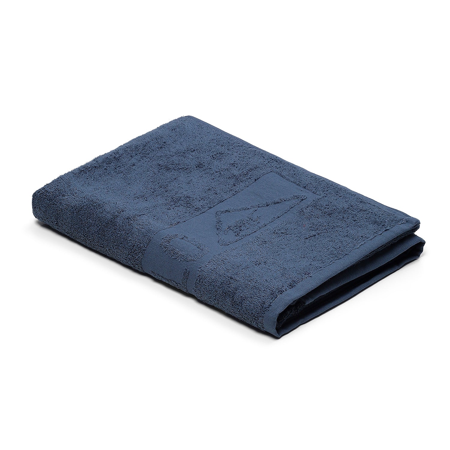 Blue Cotton 525 GSM Bath Towel