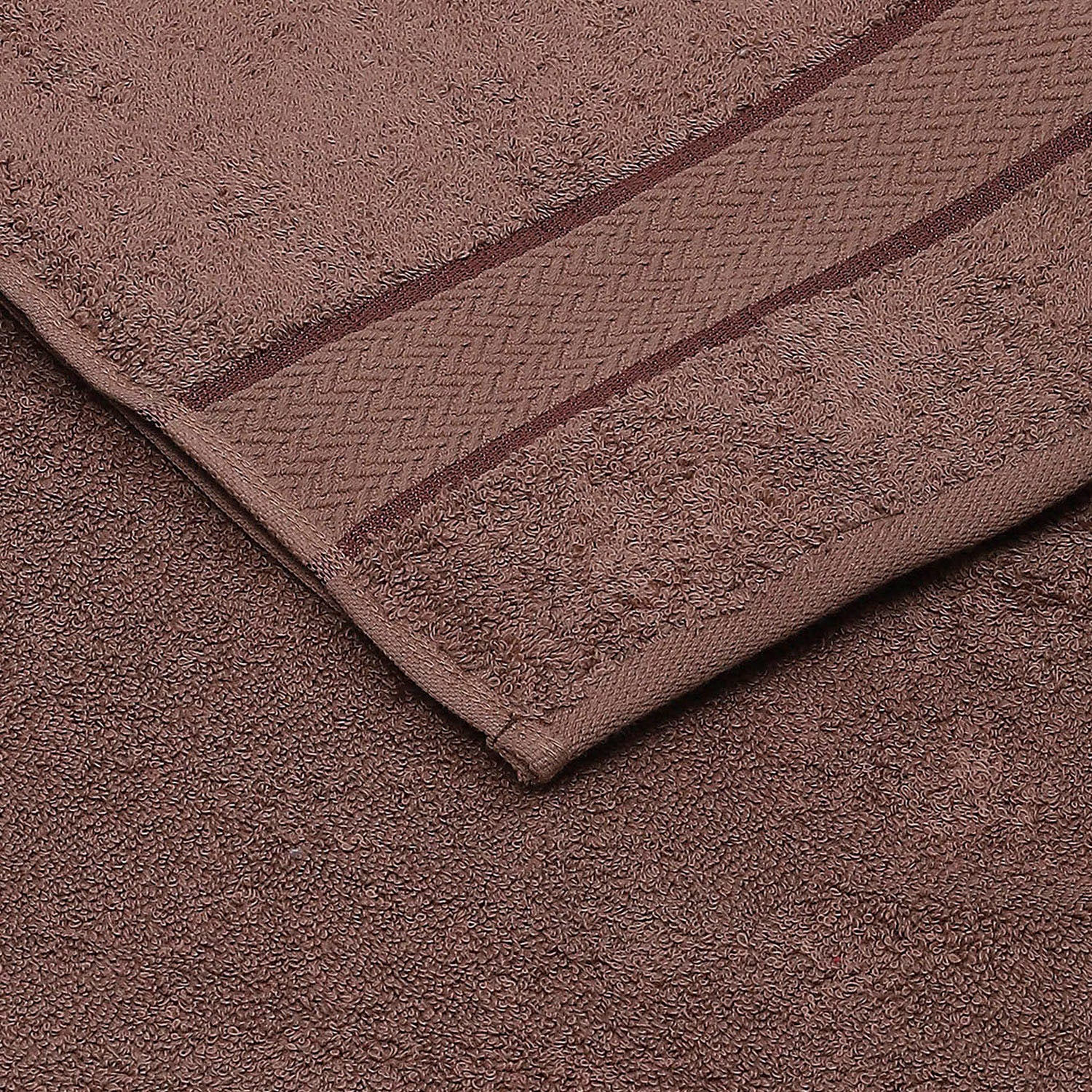 Brown Cotton 450 GSM Bath Towel