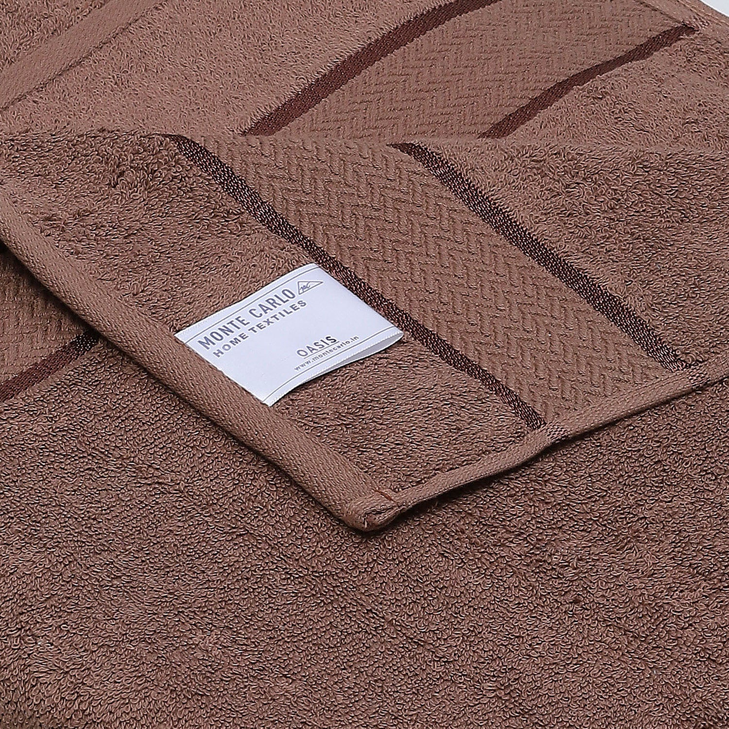 Brown Cotton 450 GSM Bath Towel