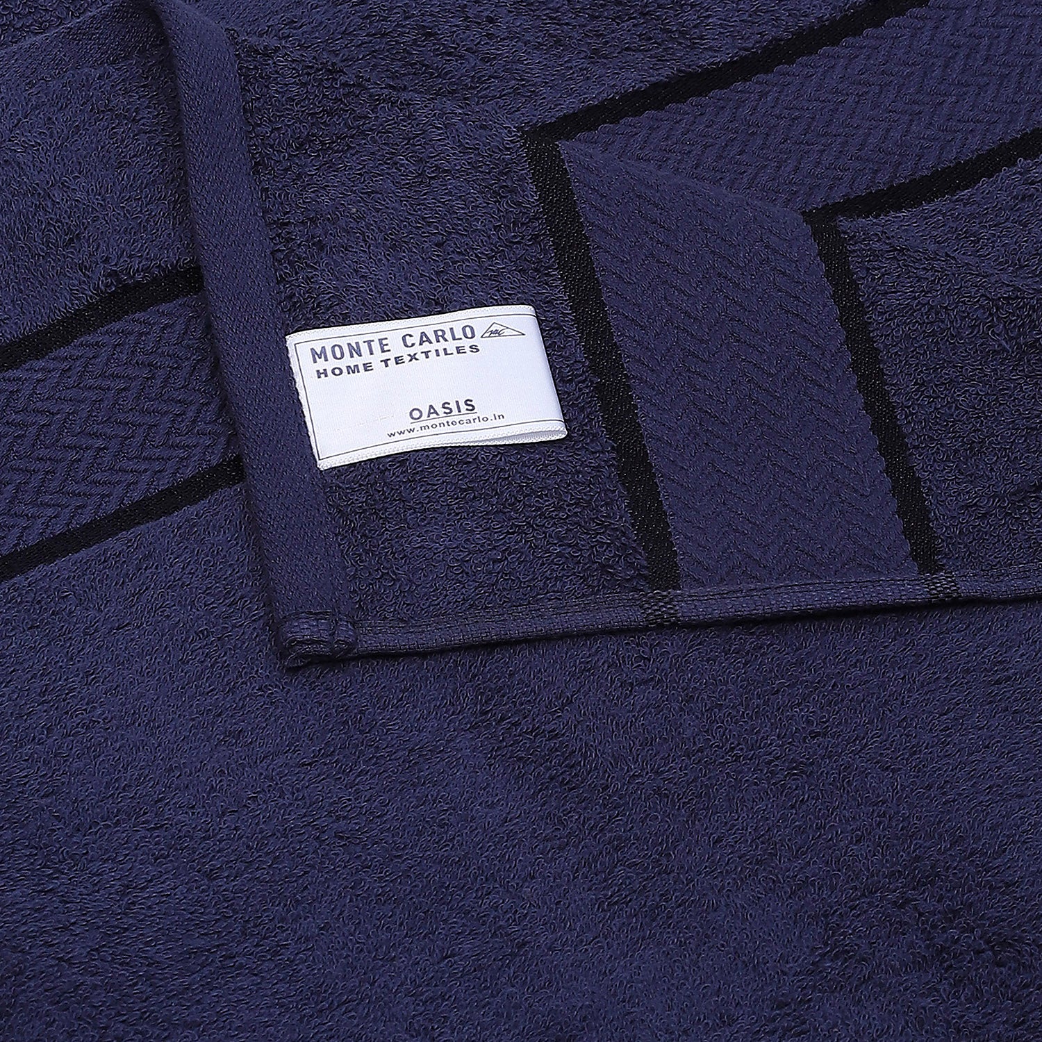 Navy Blue Cotton 450 GSM Bath Towel