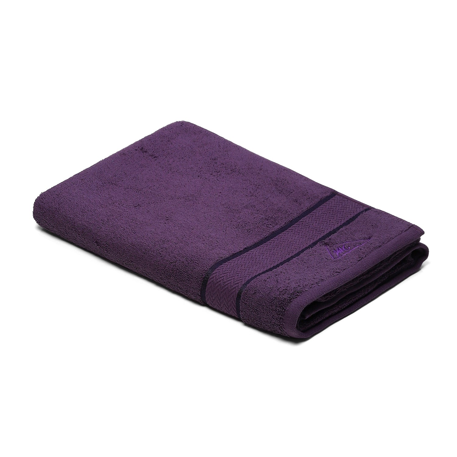 Purple Cotton 450 GSM Bath Towel