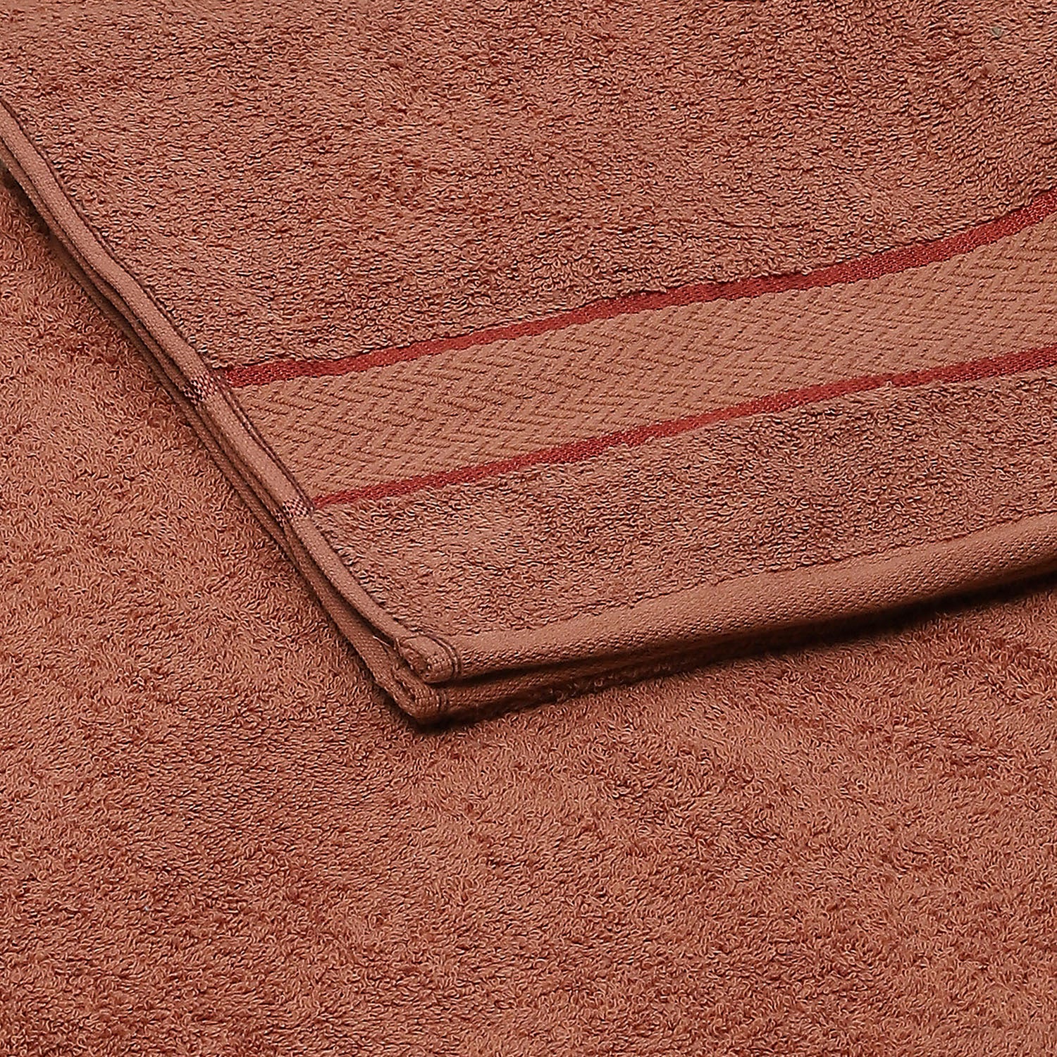 Rust Cotton 450 GSM Bath Towel