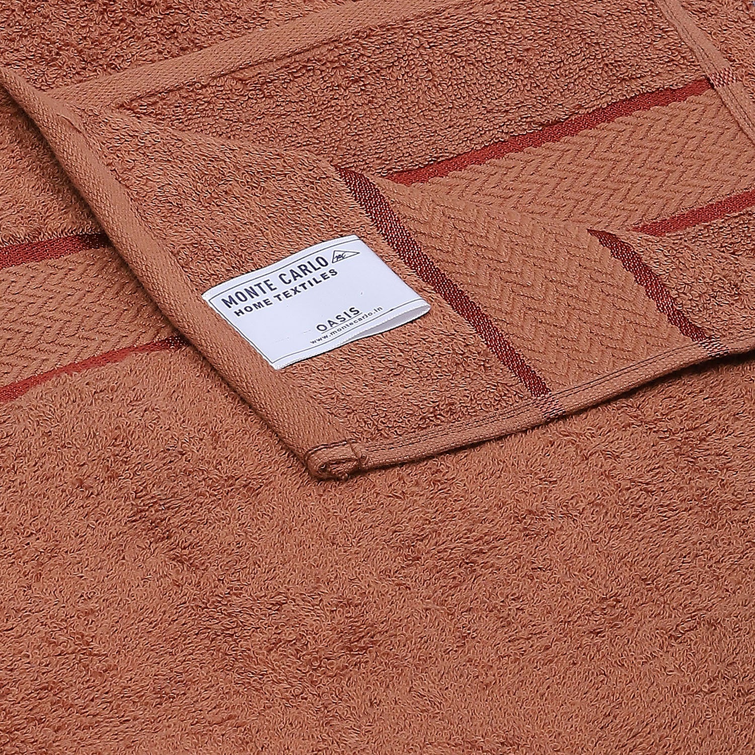 Rust Cotton 450 GSM Bath Towel