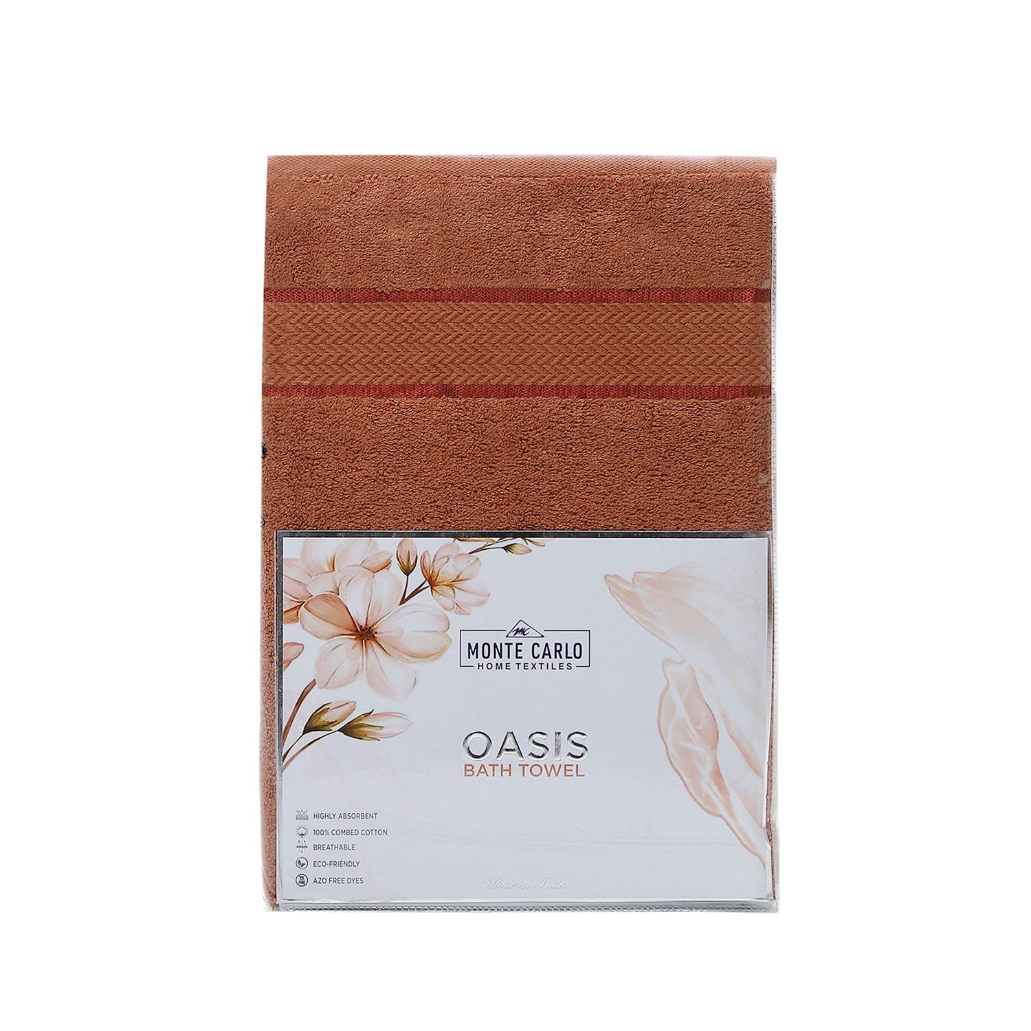 Rust Cotton 450 GSM Bath Towel