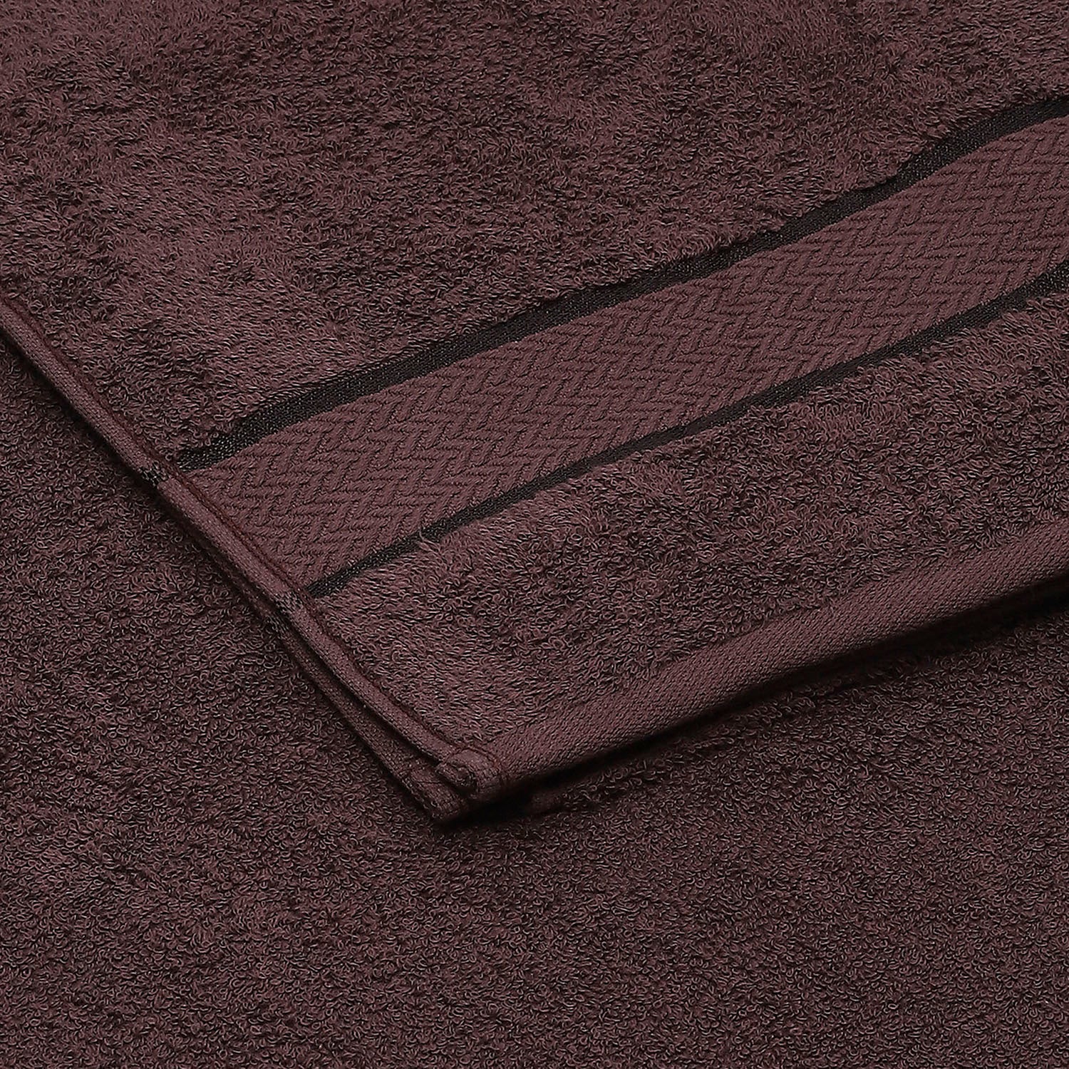 Brown Cotton 450 GSM Bath Towel