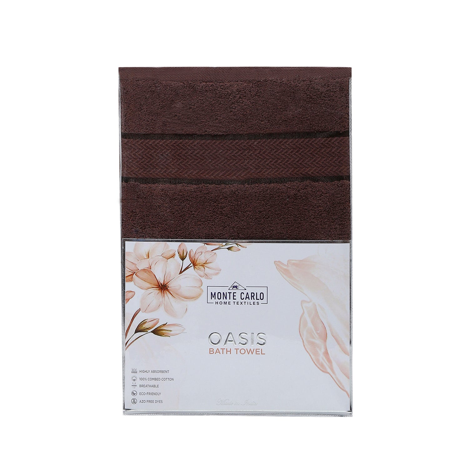 Brown Cotton 450 GSM Bath Towel