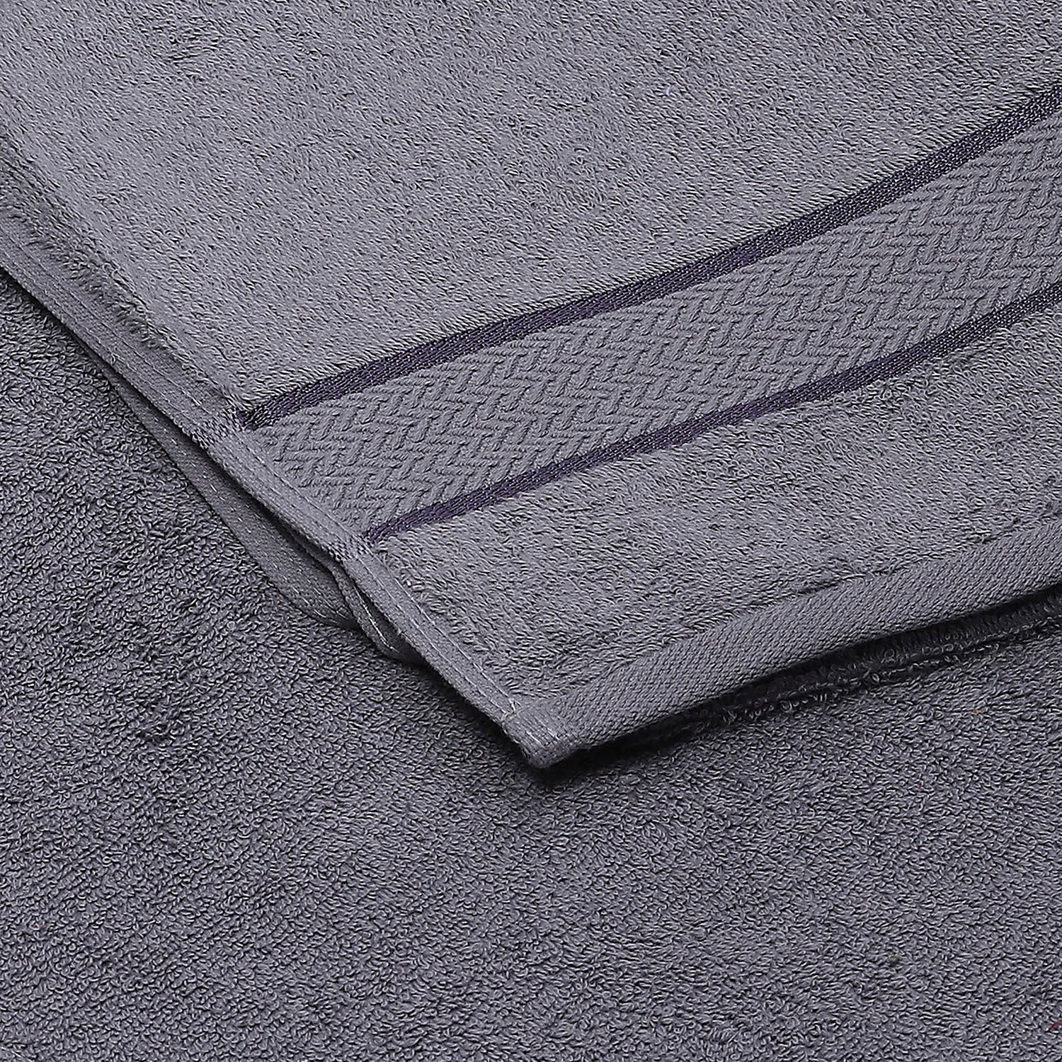 Grey Cotton 450 GSM Bath Towel