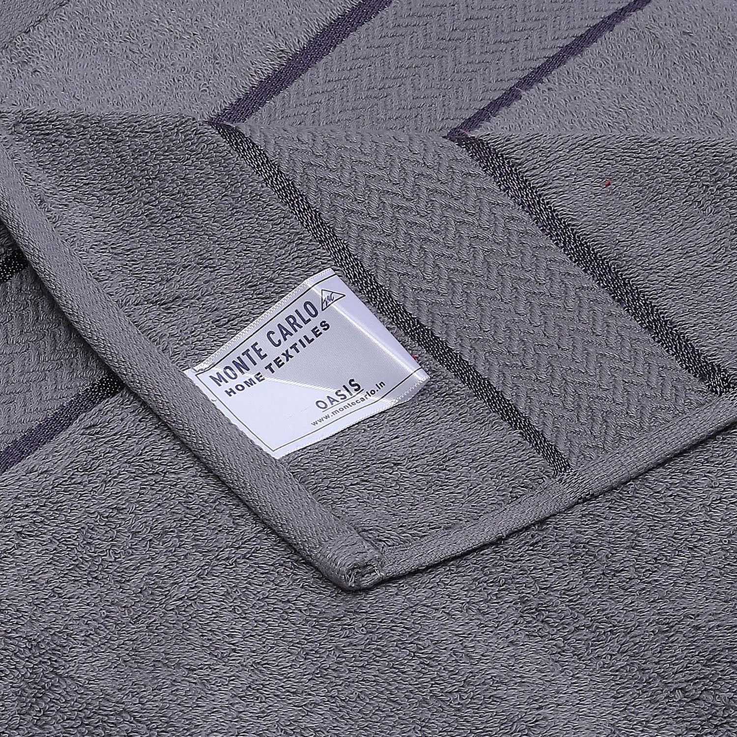 Grey Cotton 450 GSM Bath Towel