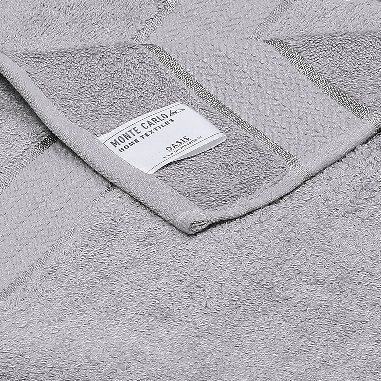 Grey Cotton 450 GSM Bath Towel