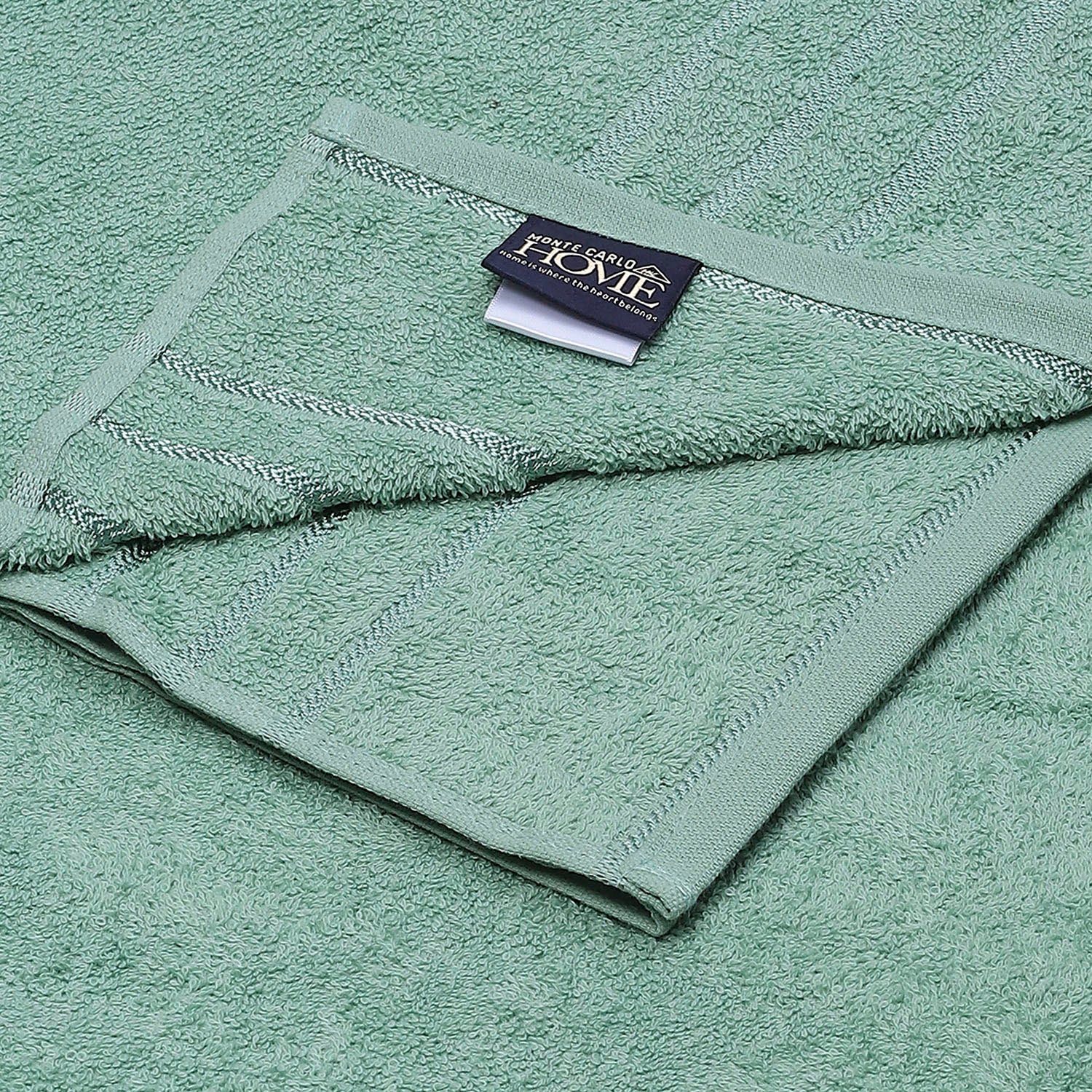 Sea Green Cotton 350 GSM Bath Towel