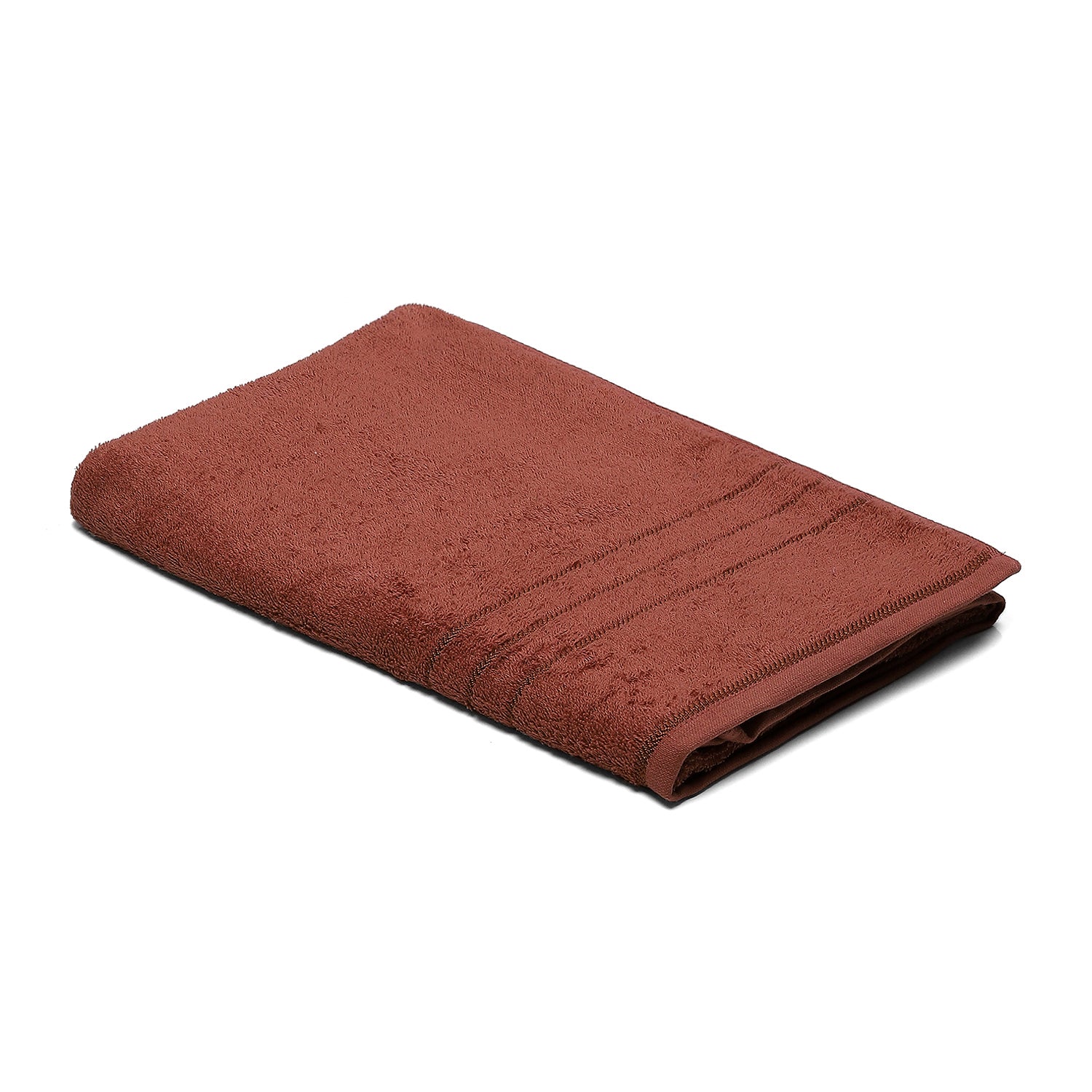 Brown Cotton 350 GSM Bath Towel