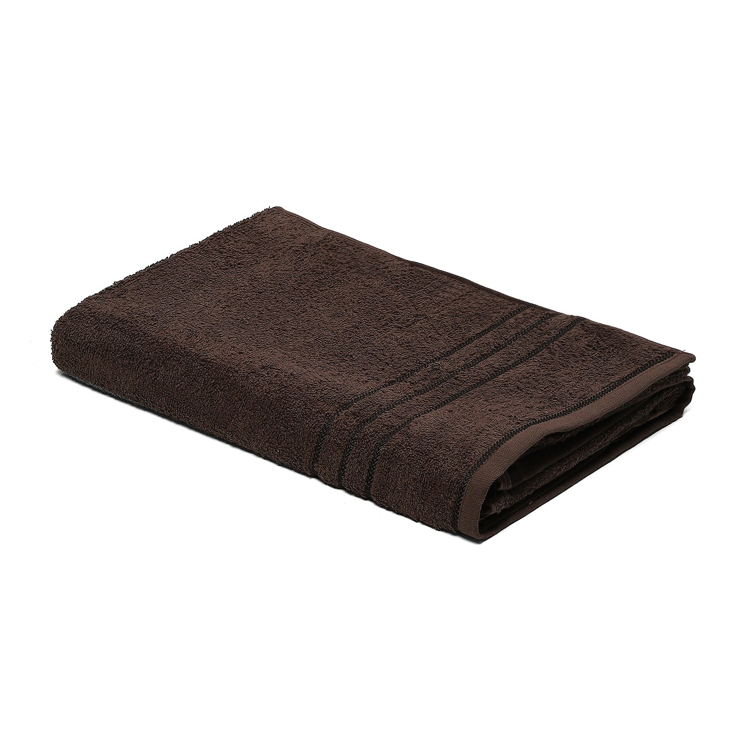 Brown Cotton 350 GSM Bath Towel