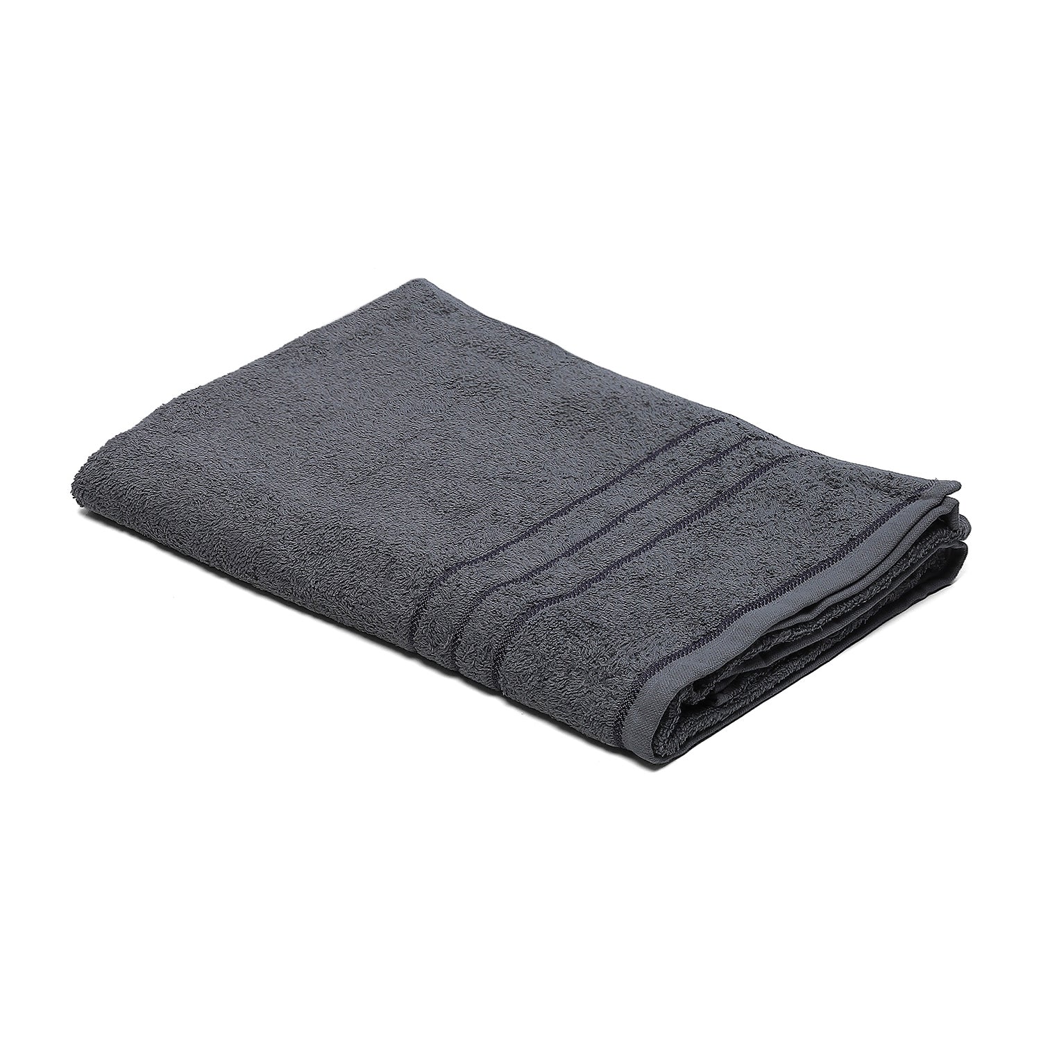 Grey Cotton 350 GSM Bath Towel