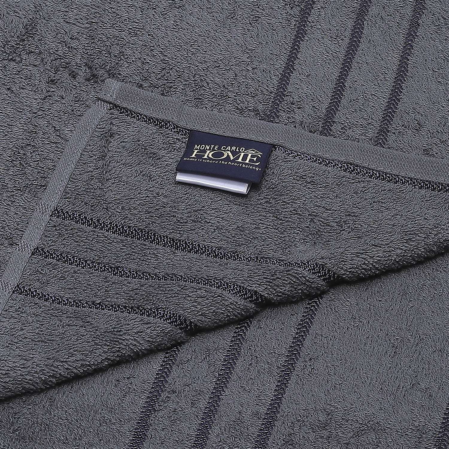 Grey Cotton 350 GSM Bath Towel