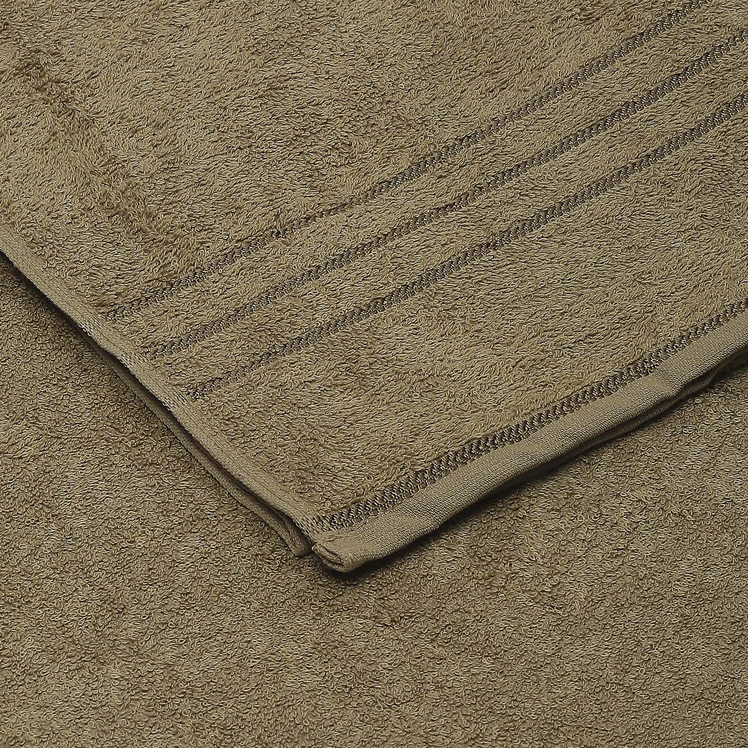 Olive Cotton 350 GSM Bath Towel