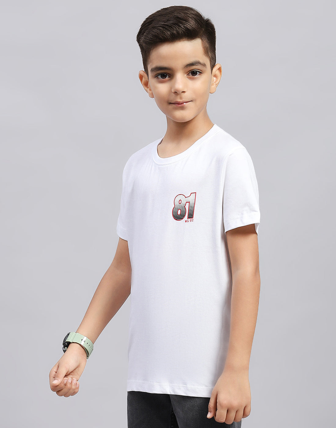 Boys Multi Color Printed Round Neck Half Sleeve T-Shirt (Pack of 3)