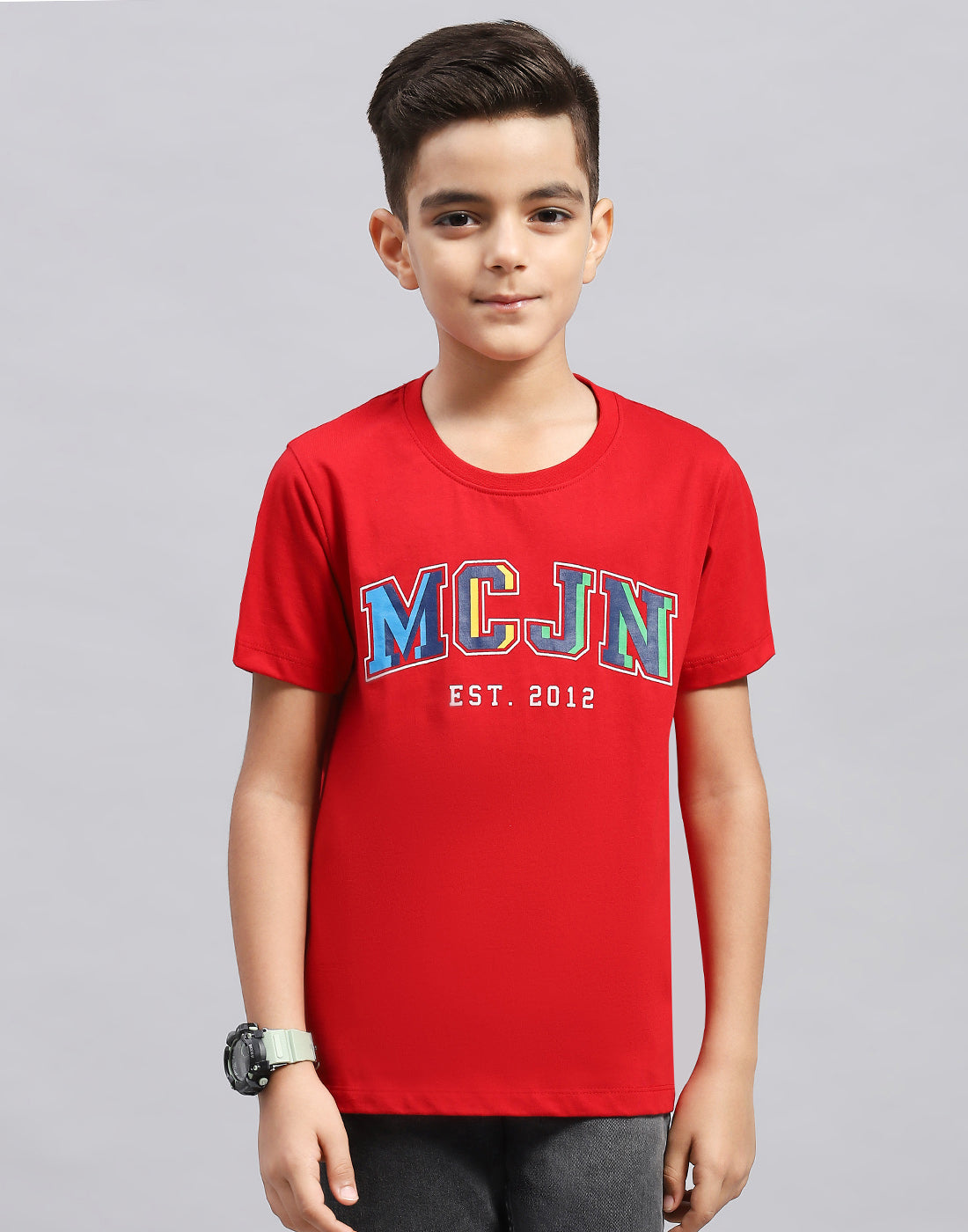 Boys Multi Color Printed Round Neck Half Sleeve T-Shirt (Pack of 3)