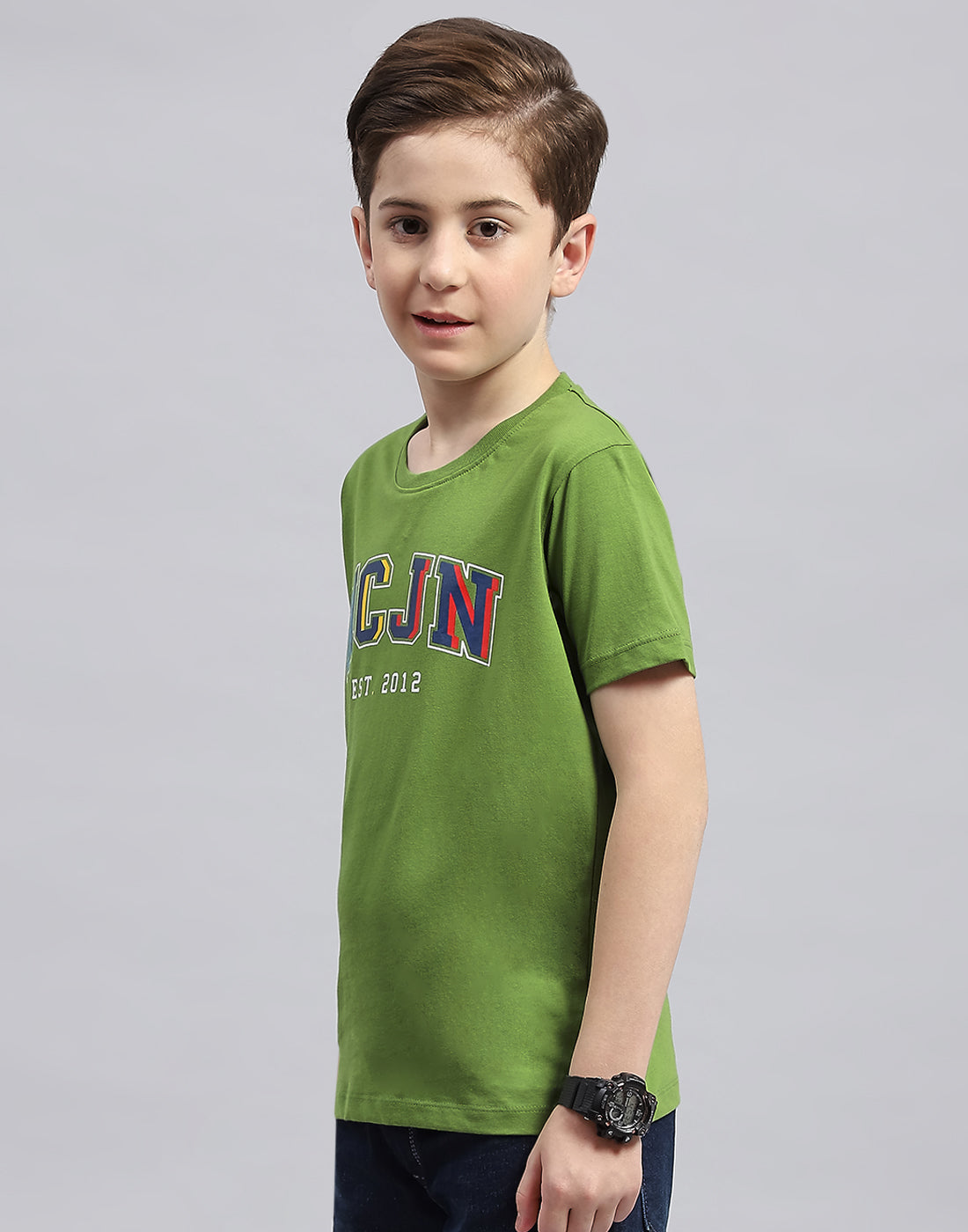 Boys Printed Round Neck Half Sleeve T-Shirt (Pack of 3)