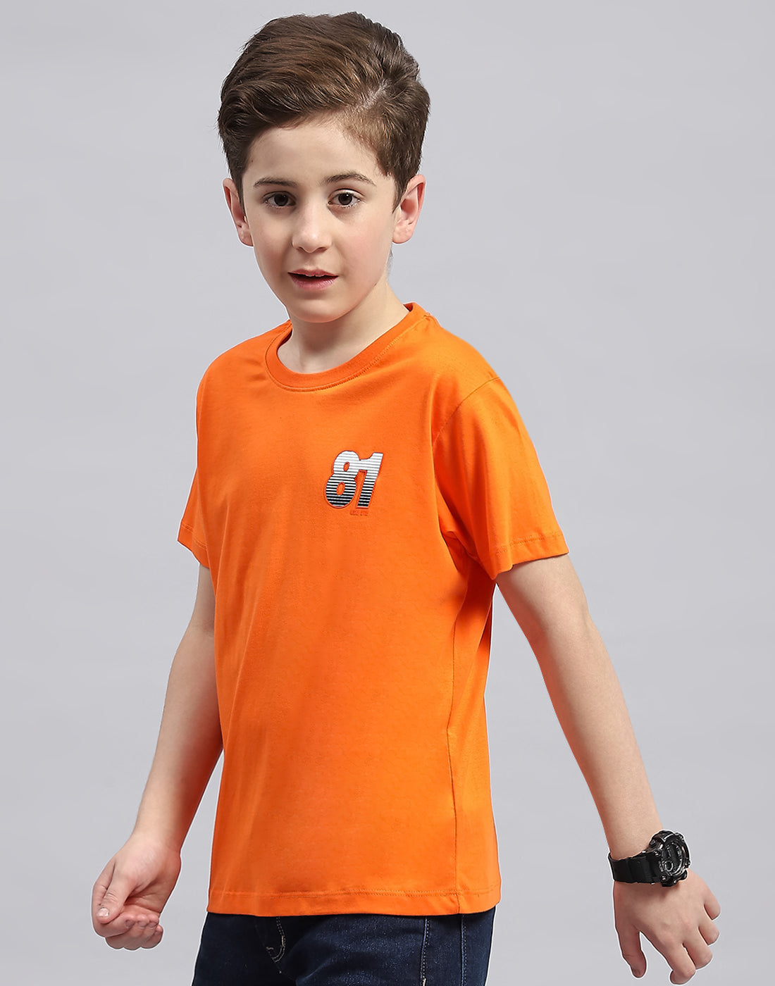 Boys Printed Round Neck Half Sleeve T-Shirt (Pack of 3)