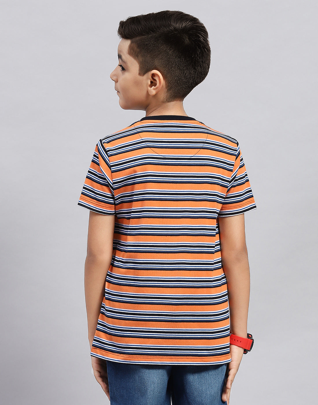 Boys Multi Color Printed Round Neck Half Sleeve T-Shirt (Pack of 3)