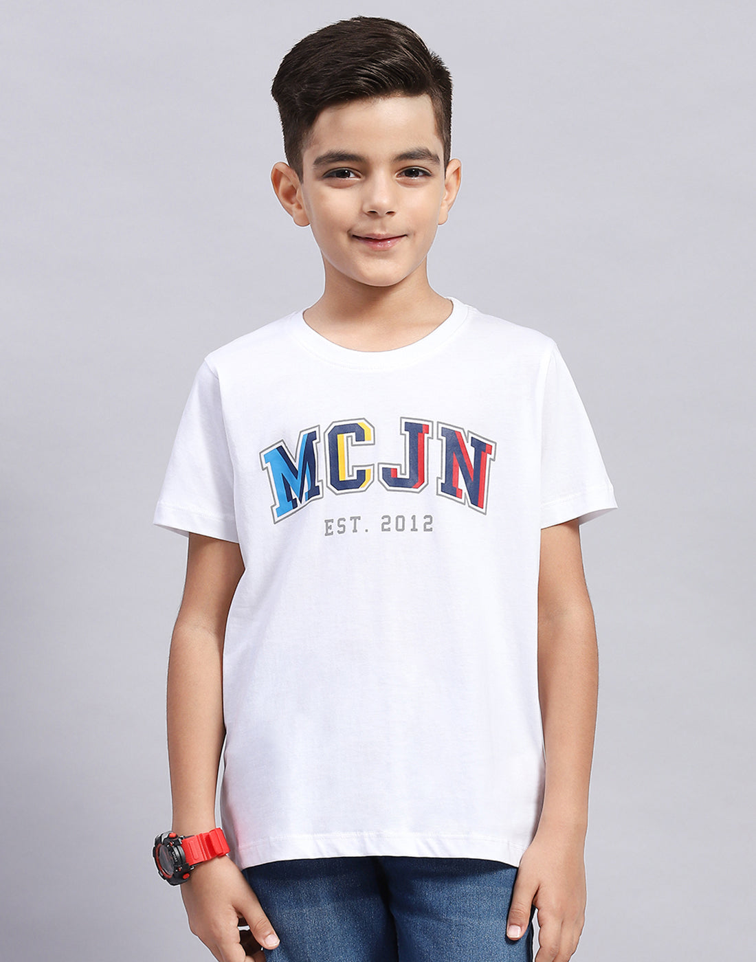 Boys Multi Color Printed Round Neck Half Sleeve T-Shirt (Pack of 3)